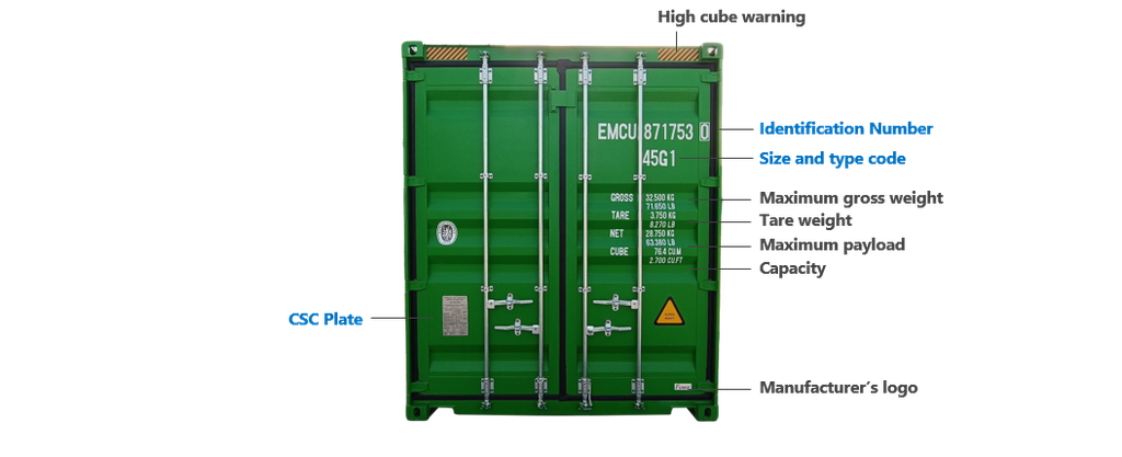 20' Container information Details